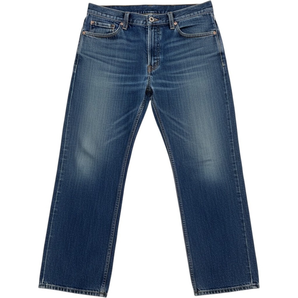Levi's 569 Loose Straight Jeans 38x32 Baggy Y2K Medium Wash 100% Cotton